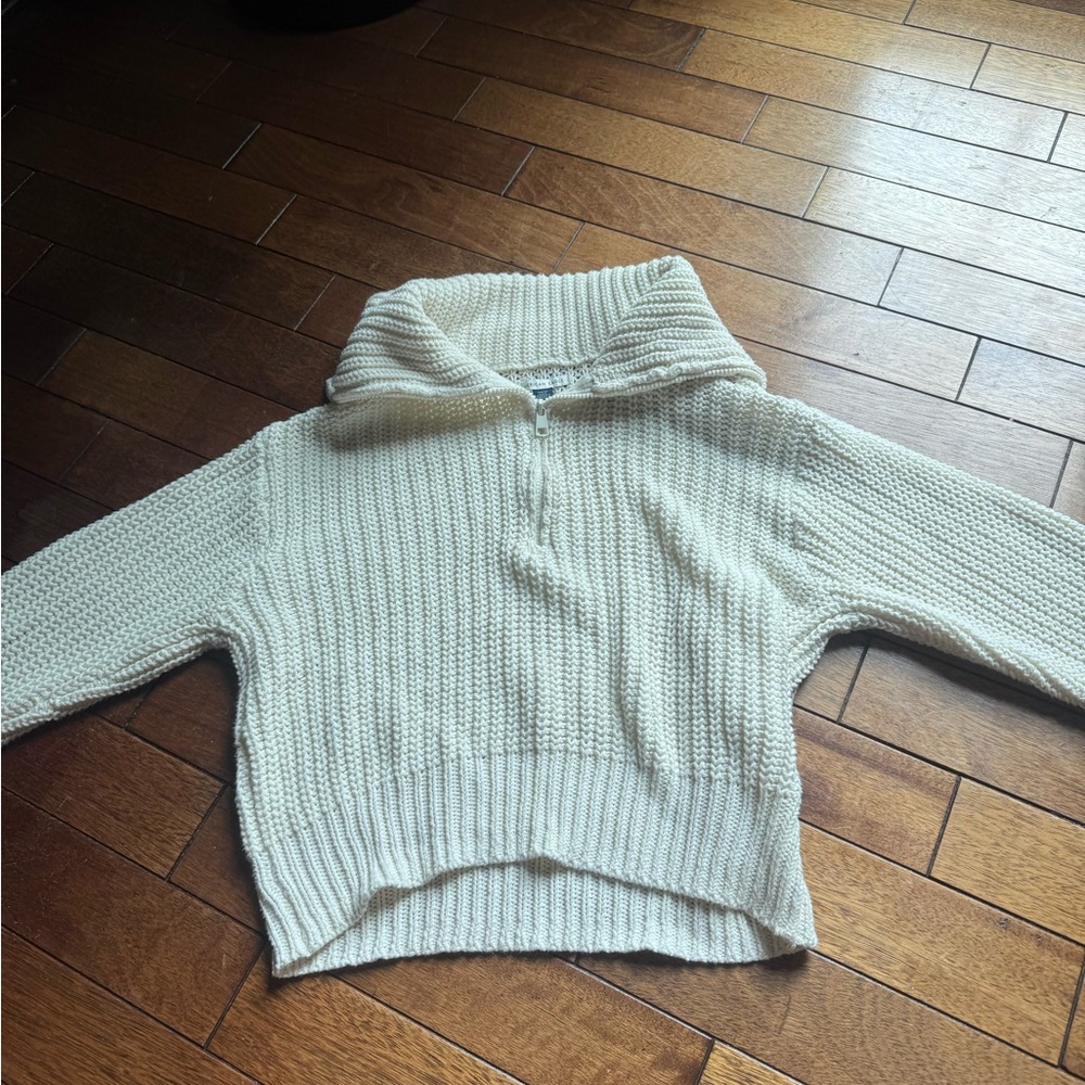 (BOGO) Cozy Cream Sweater Quarter Zip